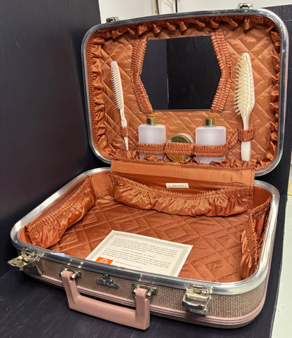 McBrine Vintage Train Makeup Travel Case