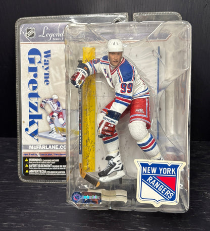 Mcfarlane NHL Wayne Gretzky New York Rangers Legends Series 3 Action Figure