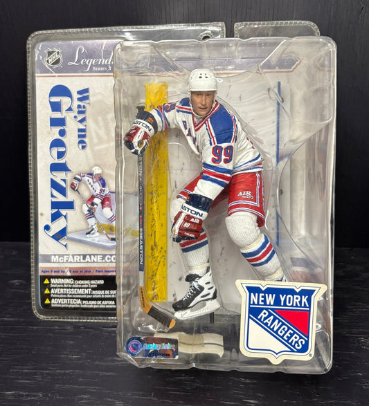 Mcfarlane NHL Wayne Gretzky New York Rangers Legends Series 3 Action Figure