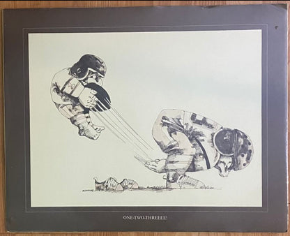 Mike Dywelska One Two Threeee Football Illustration