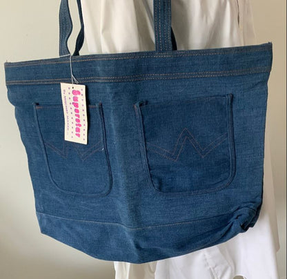 Mischief Maker Denim Jeans Tote Bag