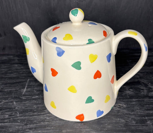 Moorland Chelsea Works Burslem Heart Tea Pot