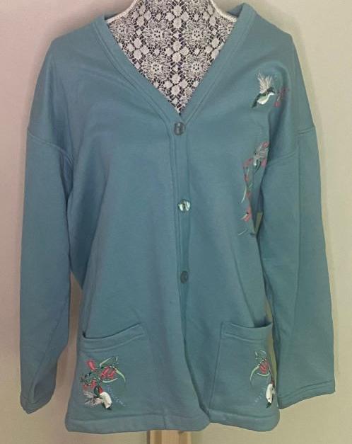 Muskoka Canada North Sportswear Women’s Hummingbird Cardigan Large