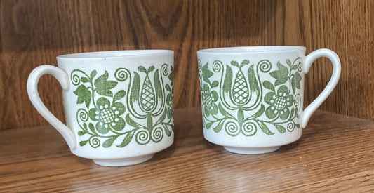 Myott Provence Green Tea Cups