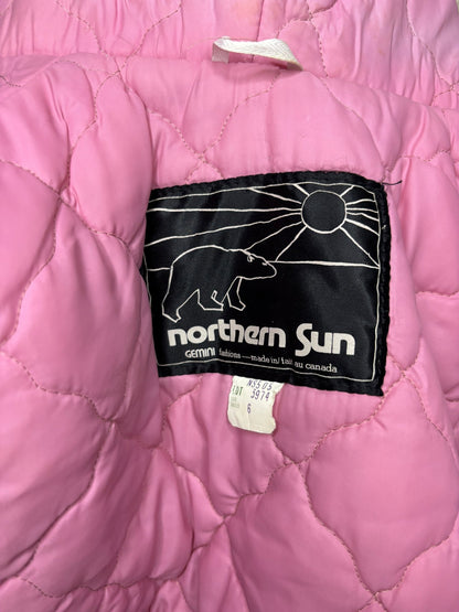 Northern Sun Girls Pink Wool Coat