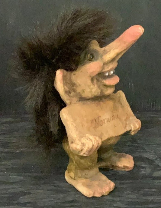 NyForm Troll with Sign Figurine