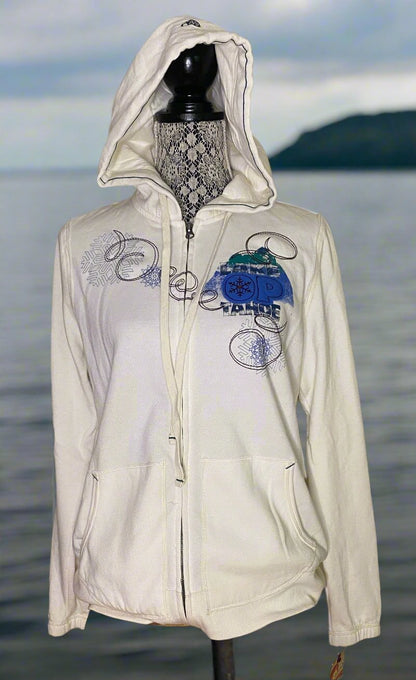 Ocean Pacific Lake Tahoe Full Zip Hoodie Sweatshirt Women’s