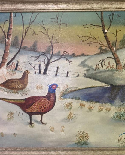 Original J.R. Napier Pheasant Painting - HLJ at HomeOriginal J.R. Napier Pheasant PaintingFramed PaintingJ.R. Napier