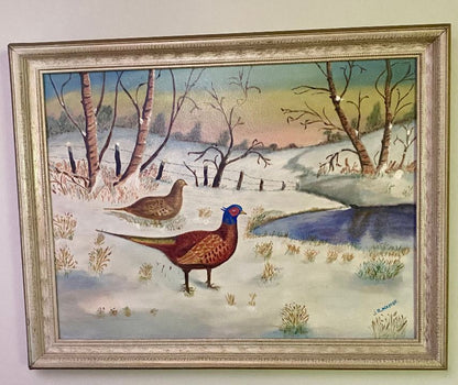 Original J.R. Napier Pheasant Painting - HLJ at HomeOriginal J.R. Napier Pheasant PaintingFramed PaintingJ.R. Napier