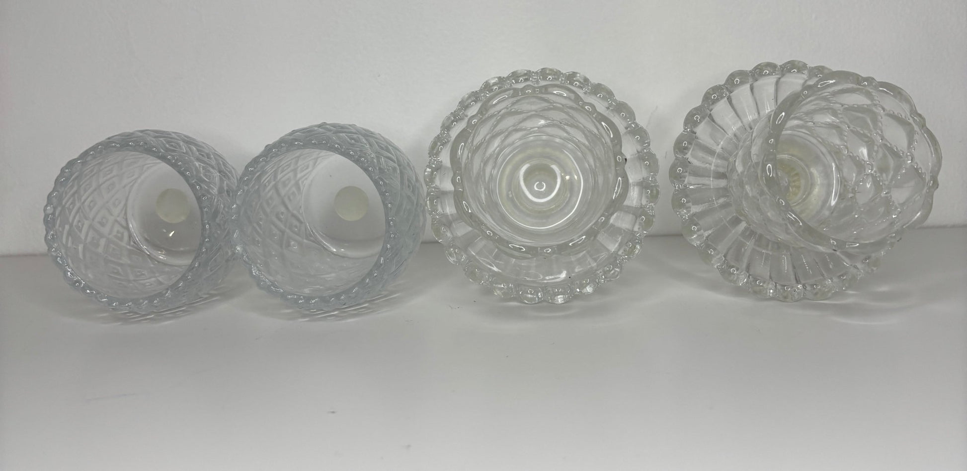 Crystal Votive Candle Holders and Candles