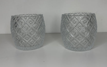 Crystal Votive Candle Holders and Candles