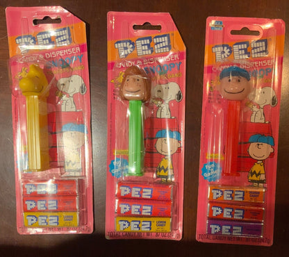 Peanuts Gang Pez Dispensers New on Cards