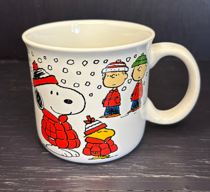 Peanuts Snoopy and Friends Christmas Winter Coffee Mug