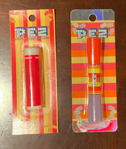 Pez Lip Balm and Lip Gloss