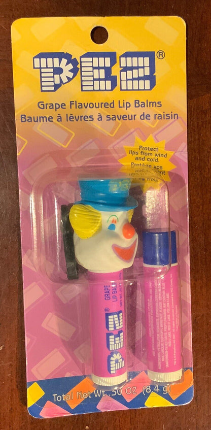 Pez clown shaped Lip Balm