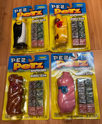 Pez Petz Bubble Gum Dispensers