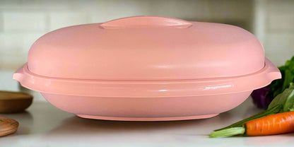 Pink Tupperware Vegetable Steamer Container
