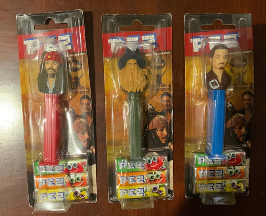 Pirates of the Caribbean Pez Dispensers New on Cards lot of 3 Jack Sparrow Davy Jones Will Turner - HLJ at HomePirates of the Caribbean Pez Dispensers New on Cards lot of 3 Jack Sparrow Davy Jones Will TurnerPez DispenserPez