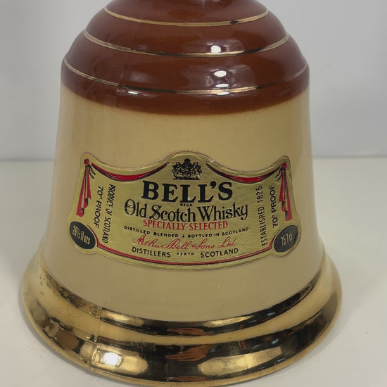 Bell’s Old Scotch Whiskey Bell Shaped Decanter