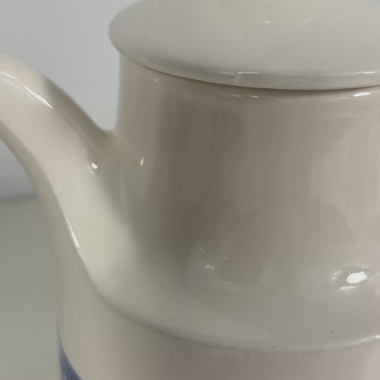 Carrigaline Ireland Blue Striped Teapot