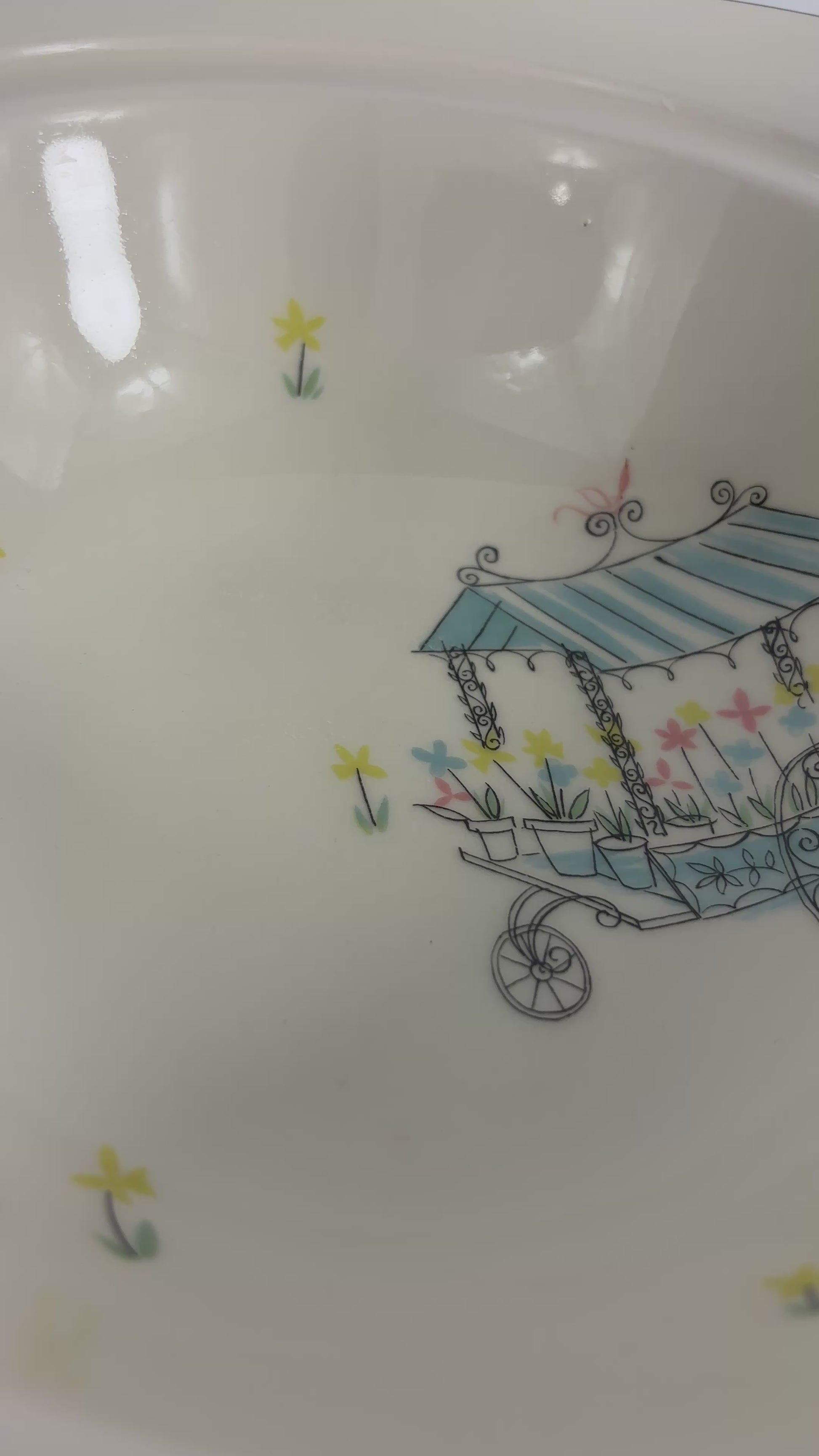 Johnson Brothers Flower Cart Oval Serving Bowl