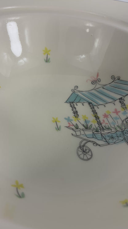 Johnson Brothers Flower Cart Oval Serving Bowl
