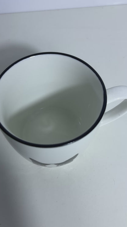Abbott Peering Cat Coffee Mug