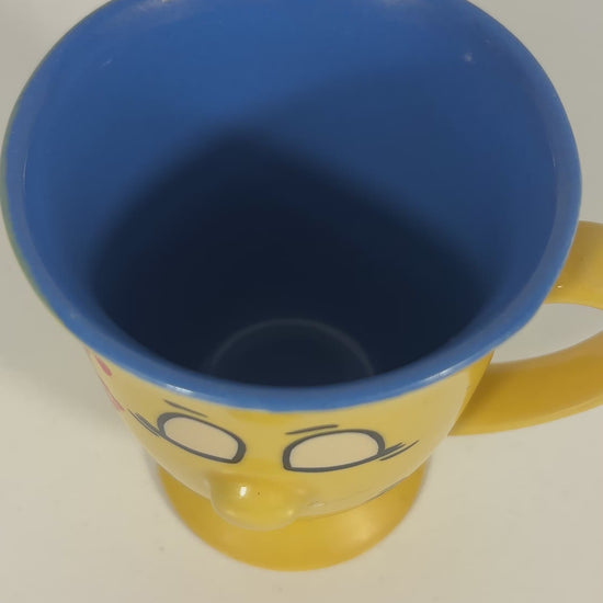 Trade Winds Funny Faces Smiling Hearts Pedestal Mug