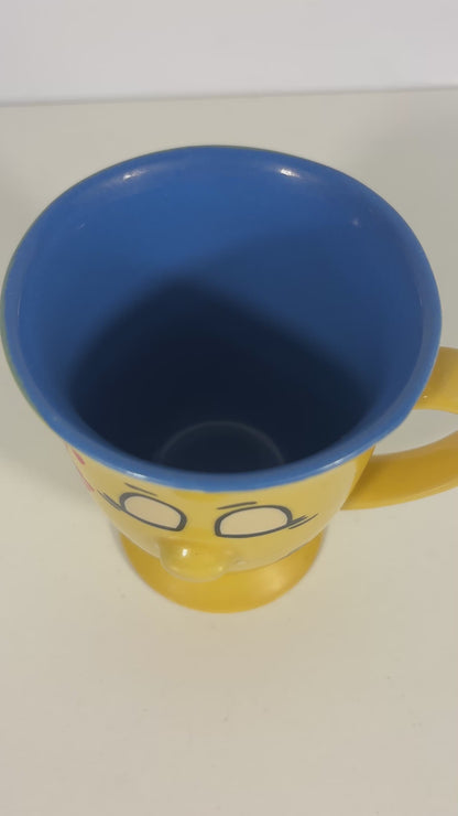 Trade Winds Funny Faces Smiling Hearts Pedestal Mug