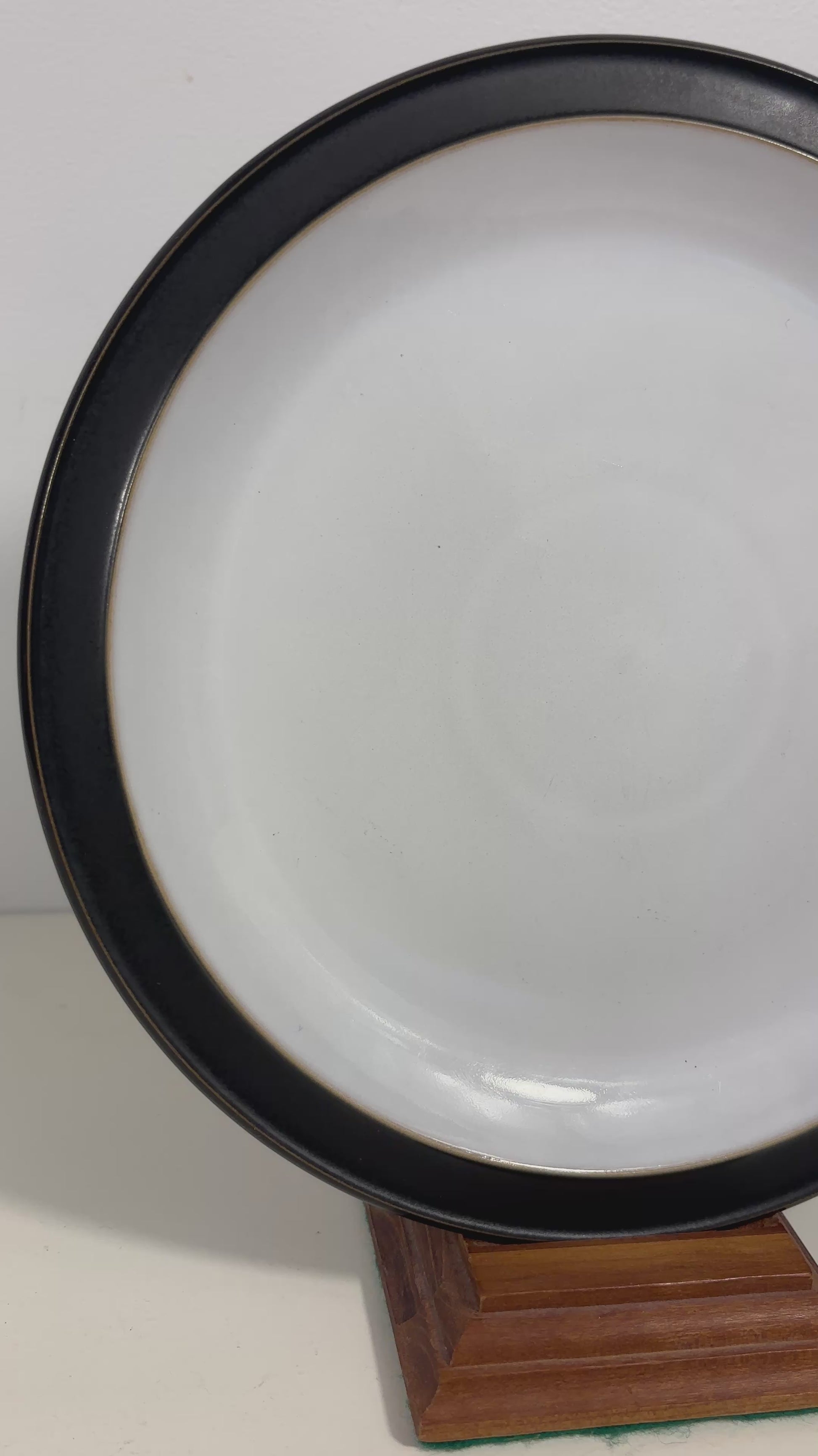 Denby Elements Jet Black Salad Plate