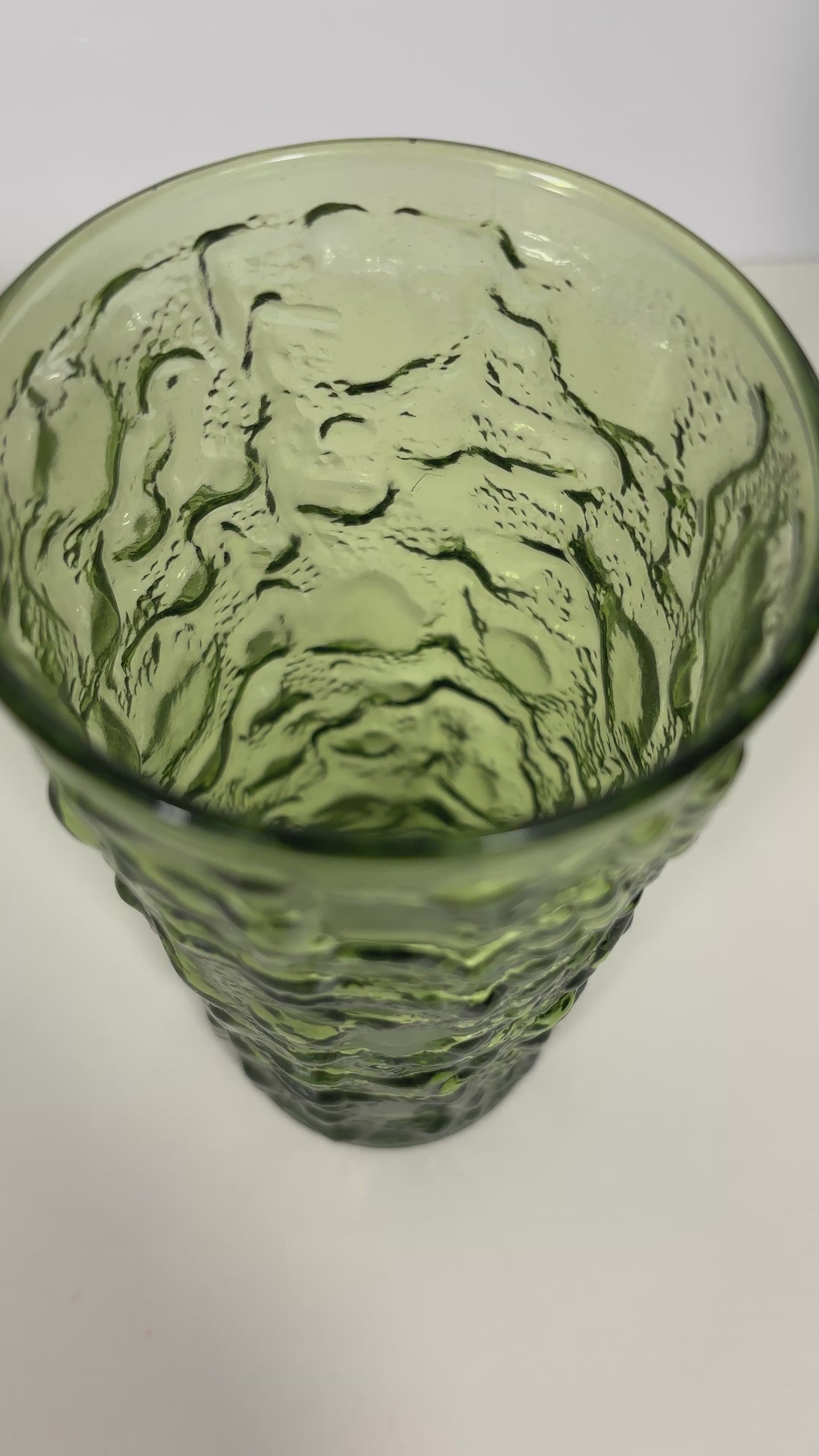Anchor Hocking Lido Milano Avocado Green Tumbler Replacement Glass