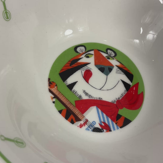 Kellog’s Tony the Tiger Music Promotional Cereal Bowl