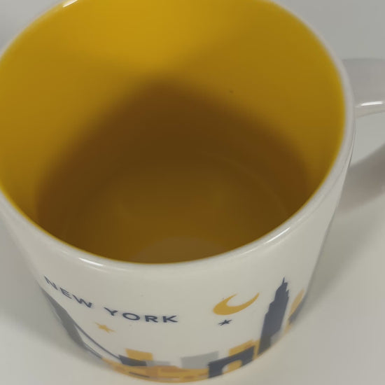 Starbucks New York city mug with skyline artwork