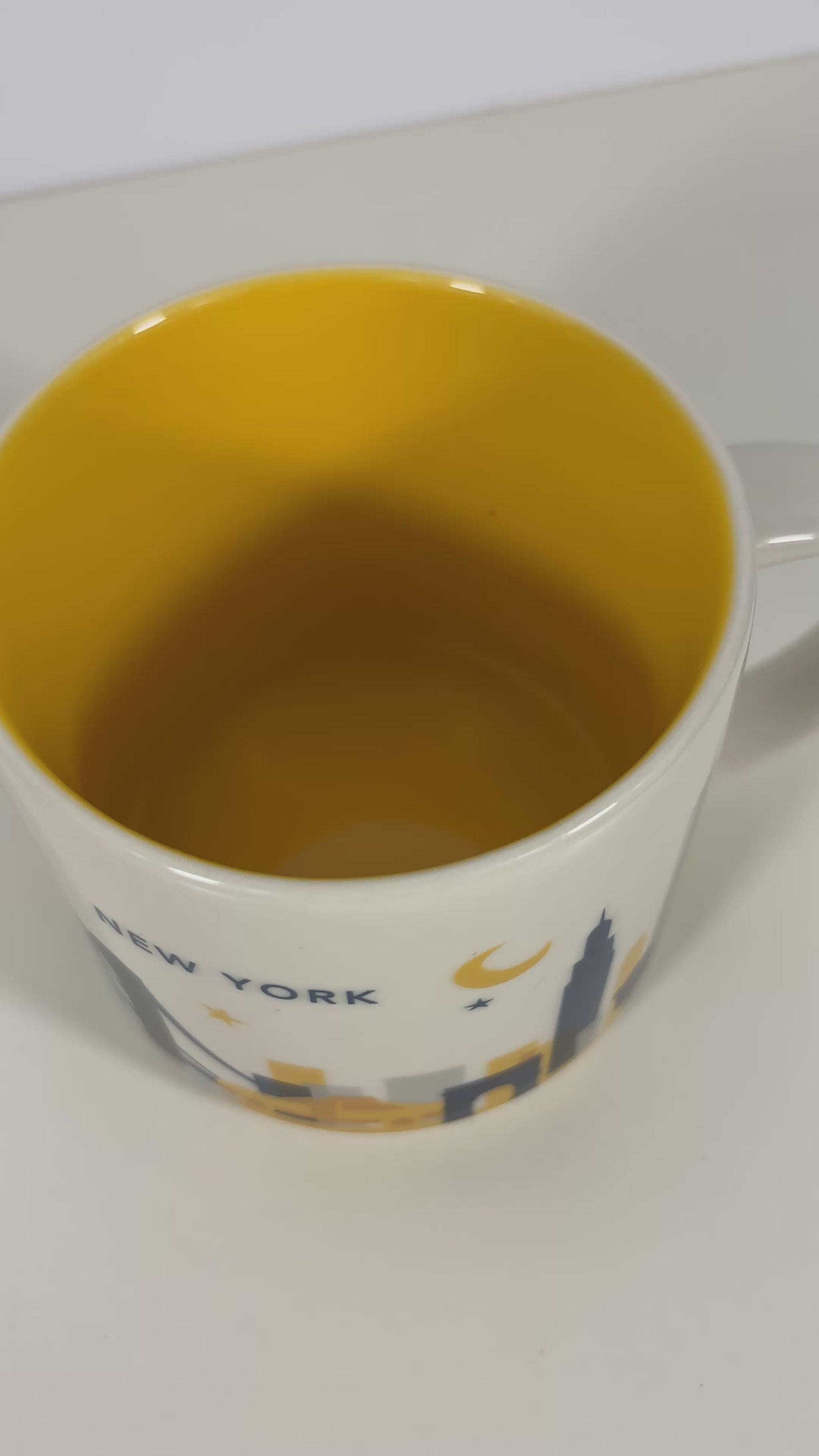 Starbucks New York city mug with skyline artwork