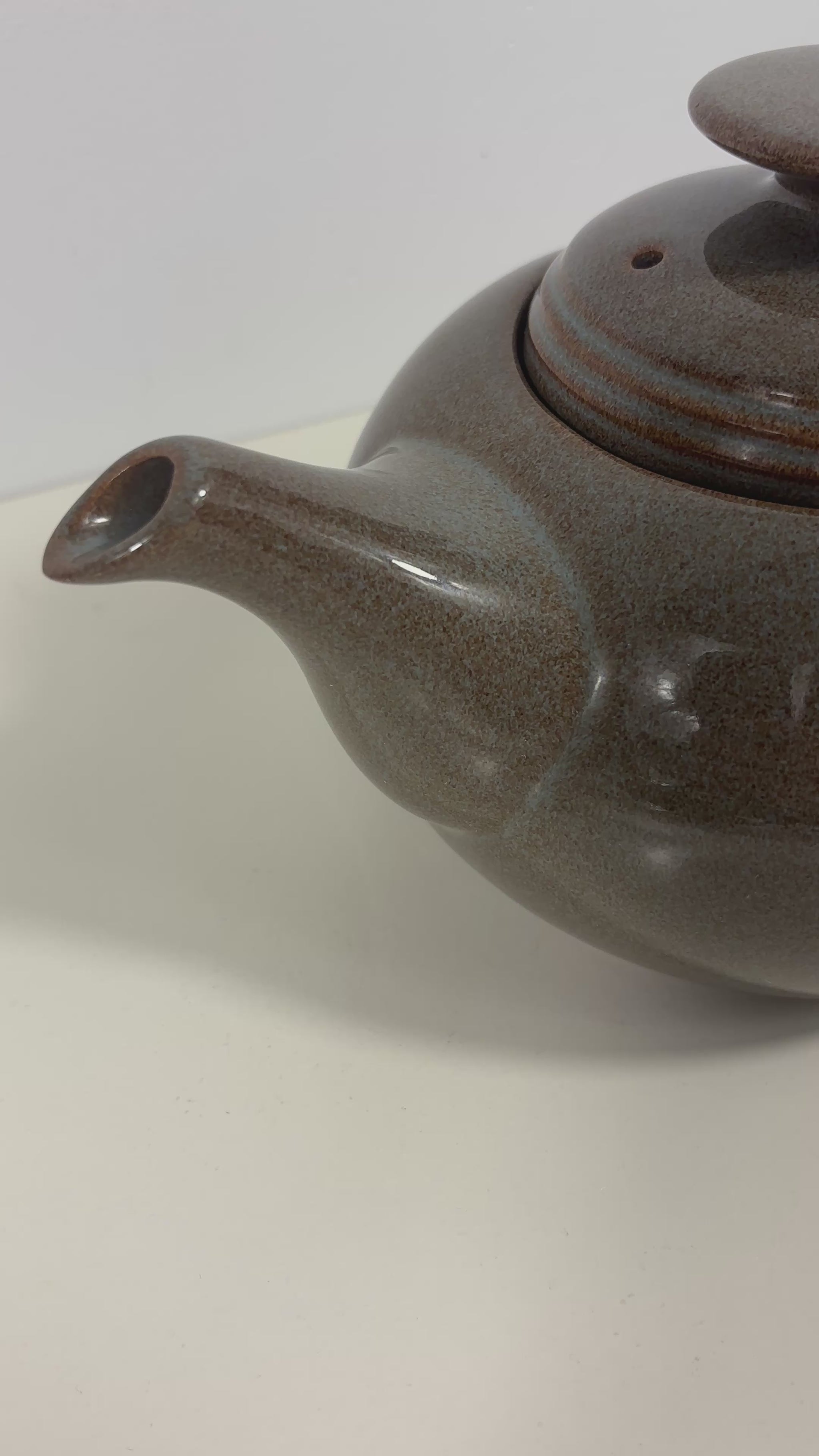 Denby Greystone Stoneware Teapot