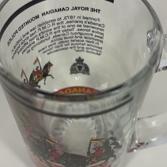 RCMP Police Vintage Horseback Beer Mug
