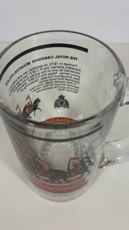 RCMP Police Vintage Horseback Beer Mug