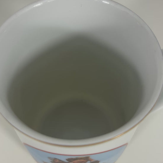 1982 Norman Rockwell Collection Young Love Mug