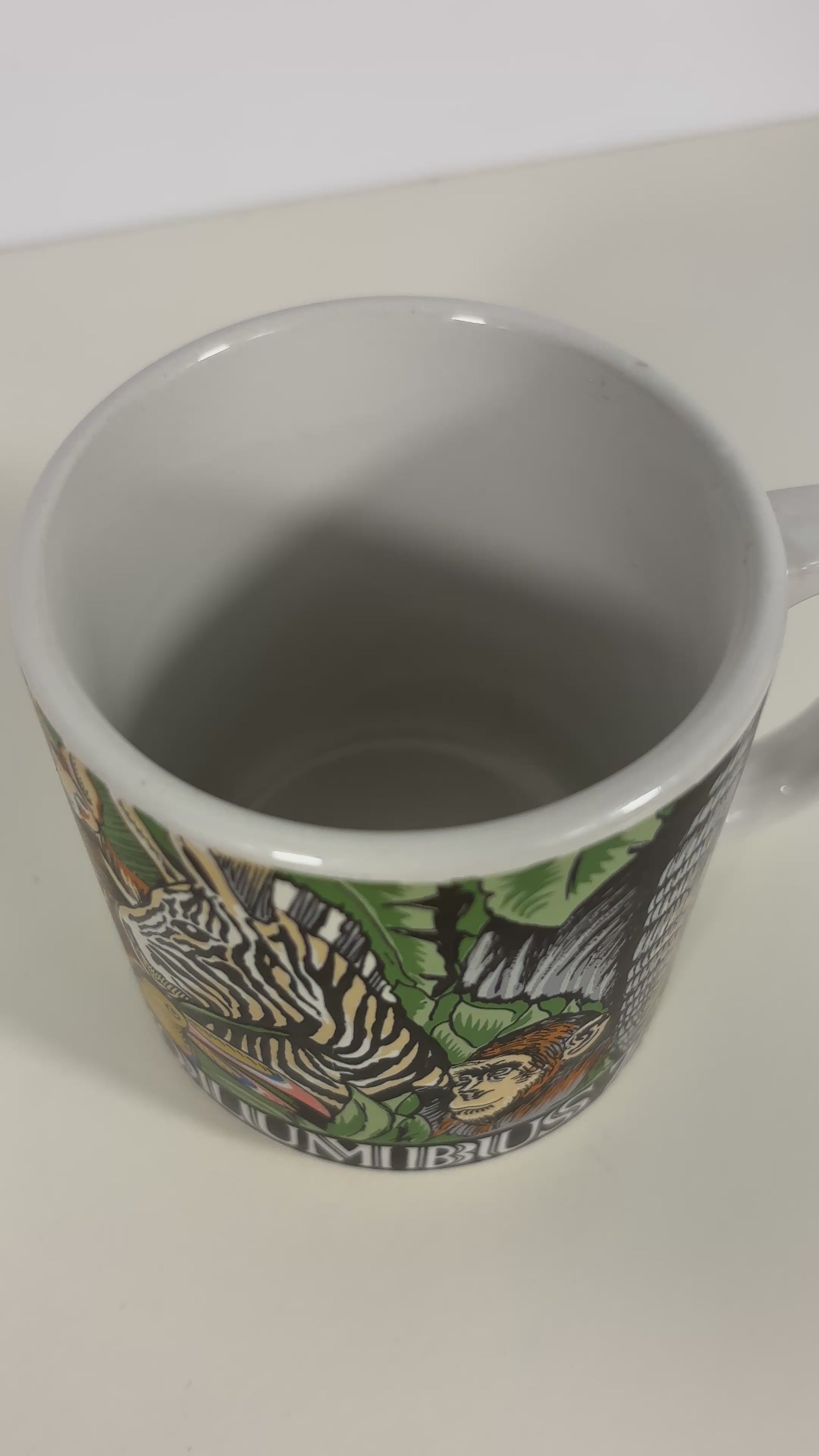 Rare Columbus Zoo Animal Graphics Mug