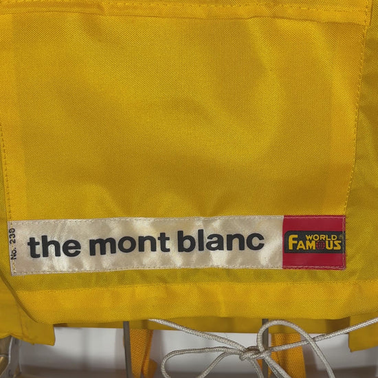 World Famous The Mont Blanc Metal Frame Backpack