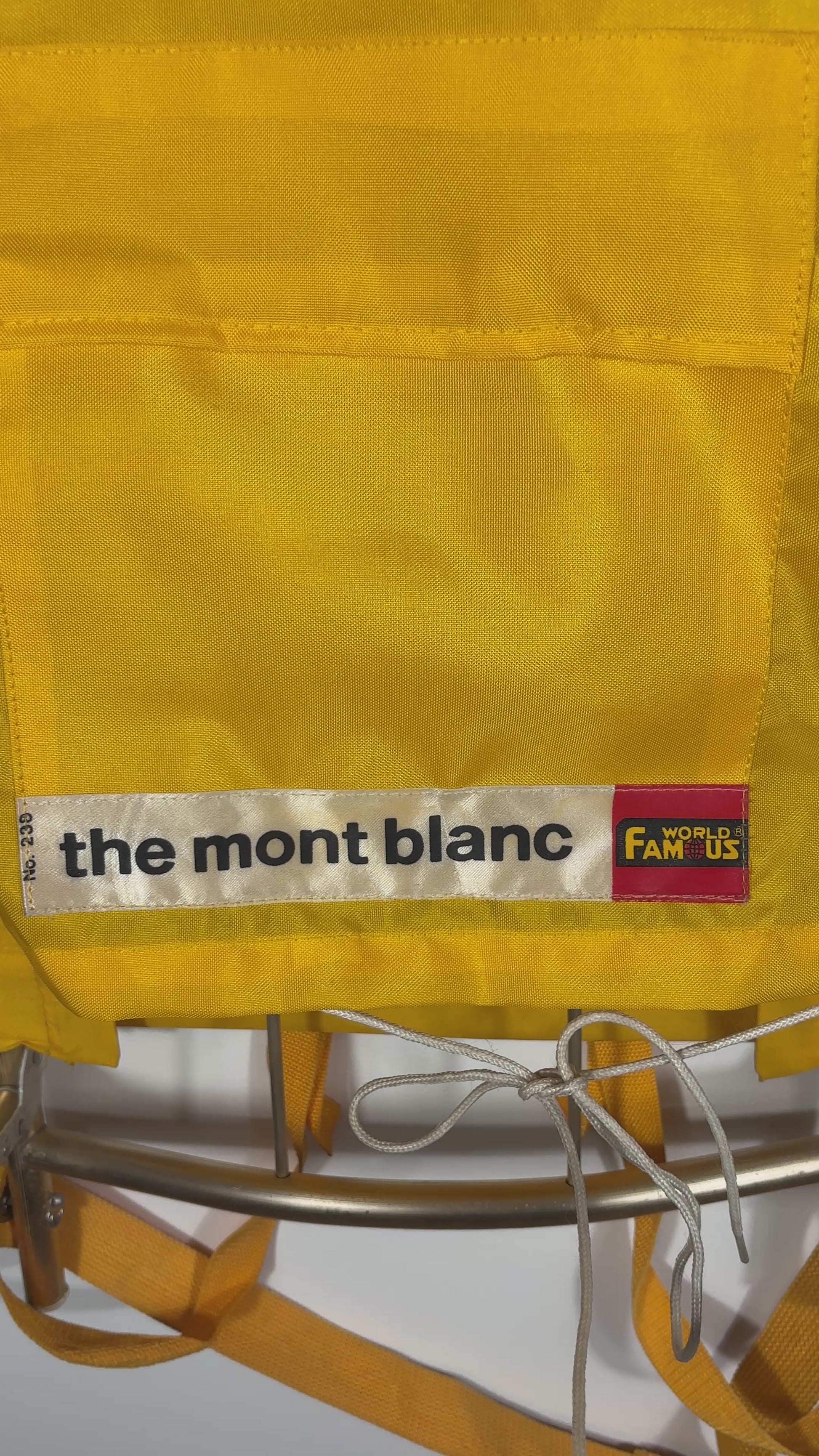 World Famous The Mont Blanc Metal Frame Backpack