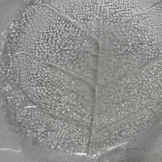 Arcoroc Aspen Pressed Glass Leaf Salad Bowl