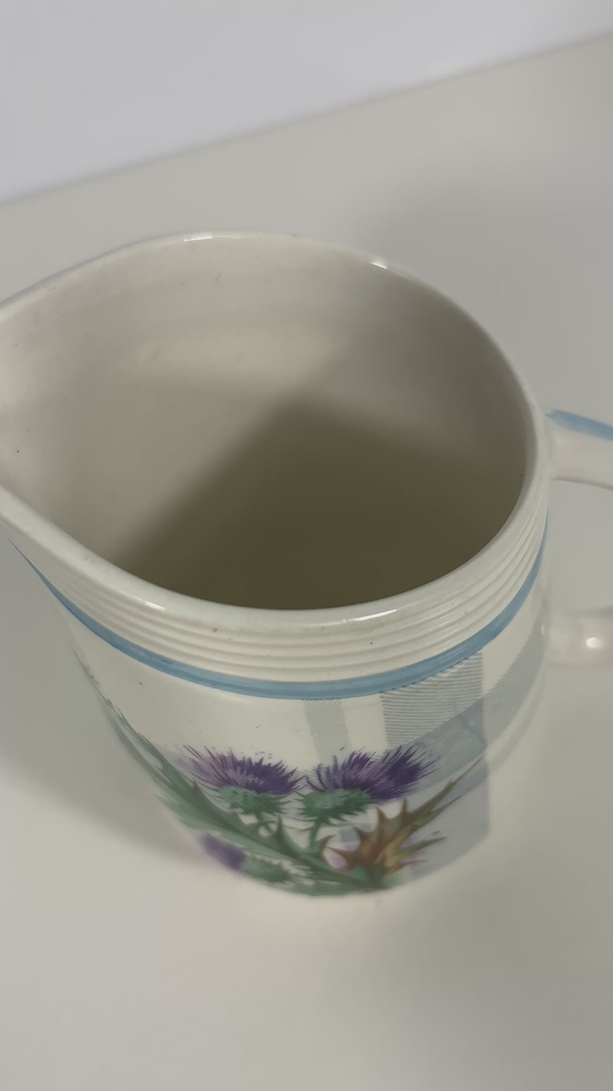 Ringwood Ware Highland Thistle Creamer