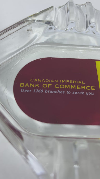 Canadian Imperial Bank of Commerce CIBC Vintage Ashtray