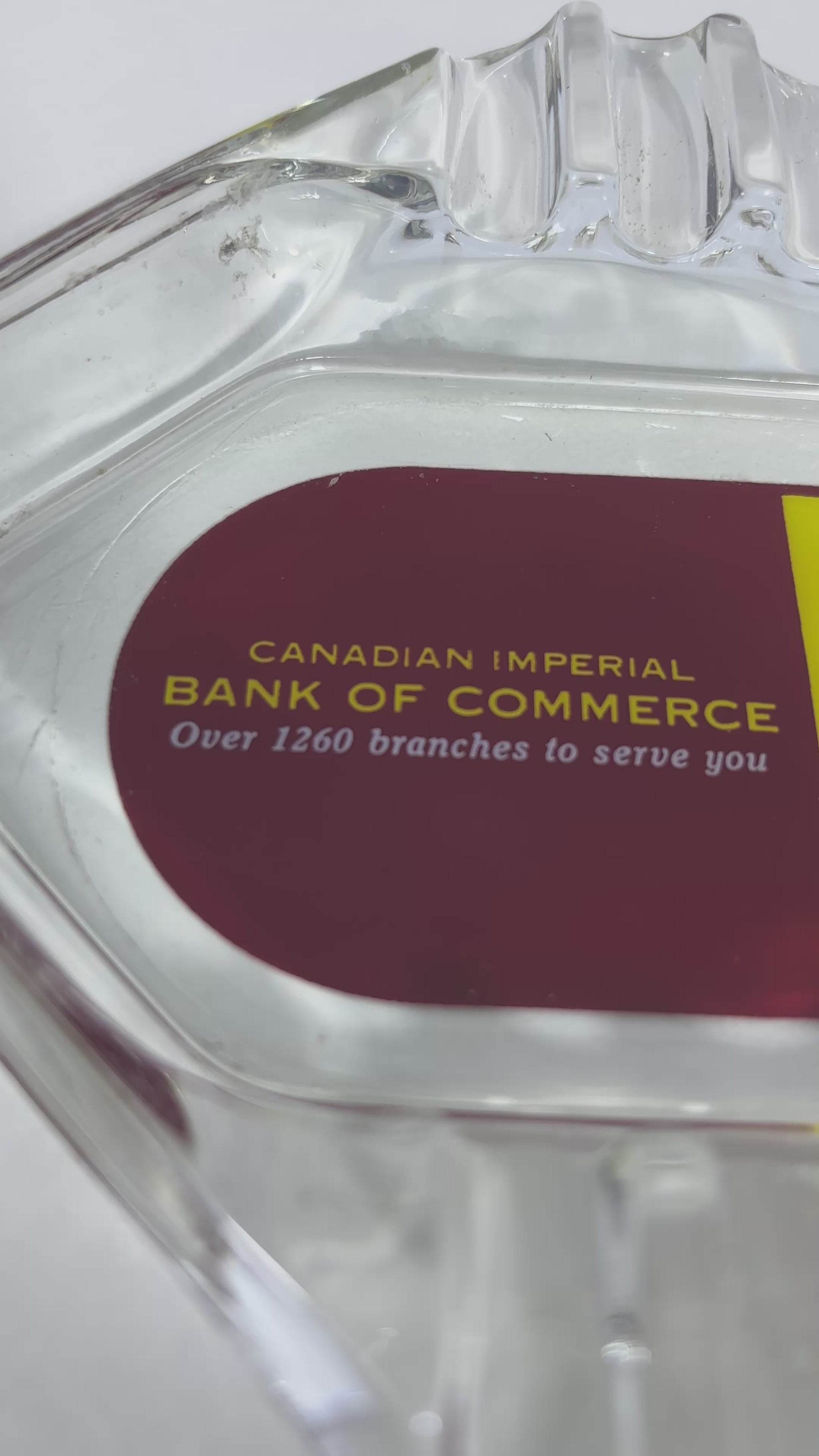 Canadian Imperial Bank of Commerce CIBC Vintage Ashtray