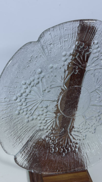 Vintage Lasisepät Mäntsälän Cow parsley Salad Plates