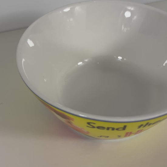 Kellogg’s Send Them Back Happy Promotional Cereal Bowl