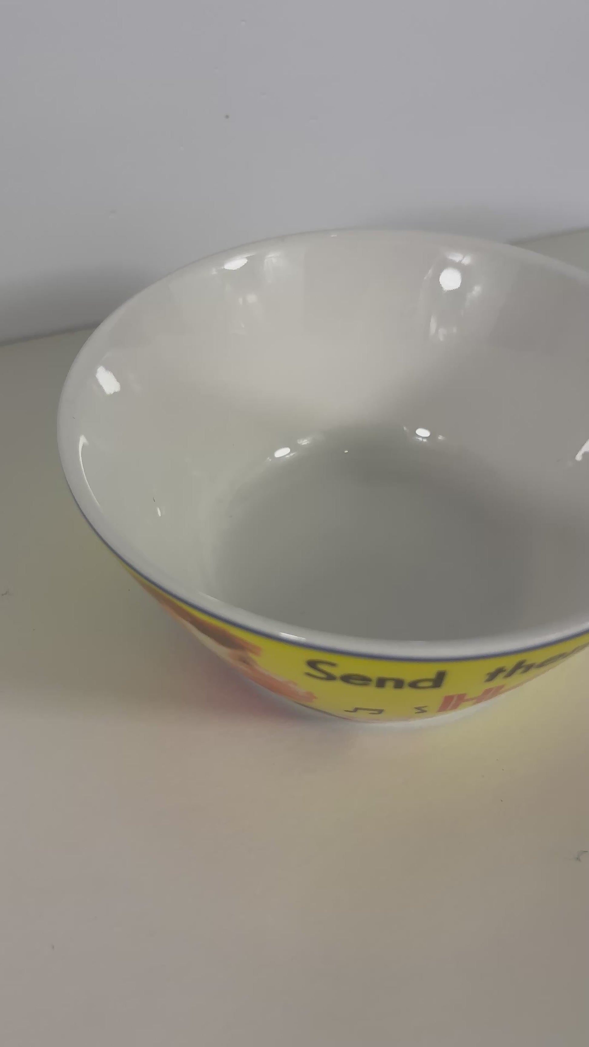 Kellogg’s Send Them Back Happy Promotional Cereal Bowl