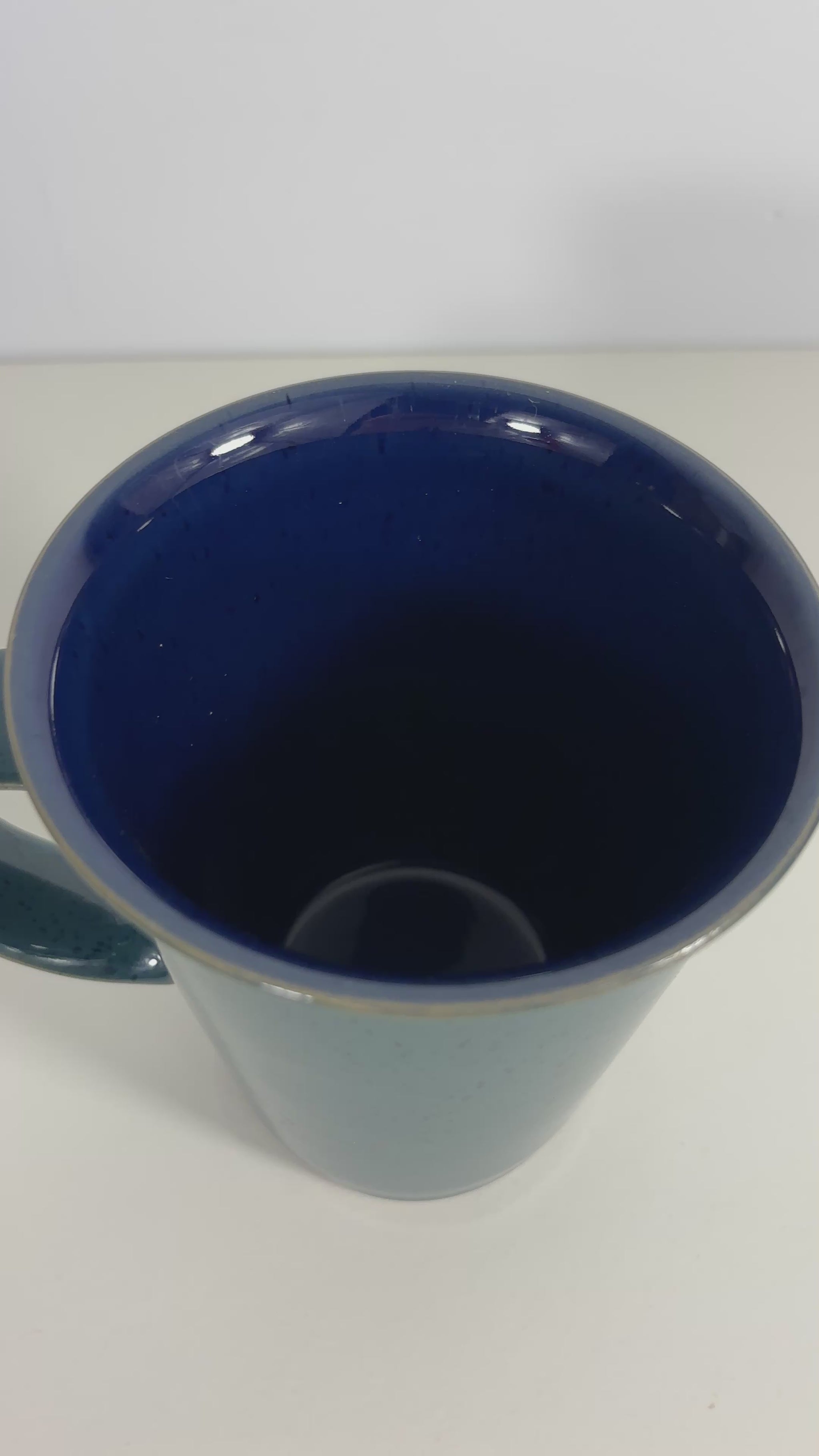 Denby Harlequin Green and Blue Grandmug