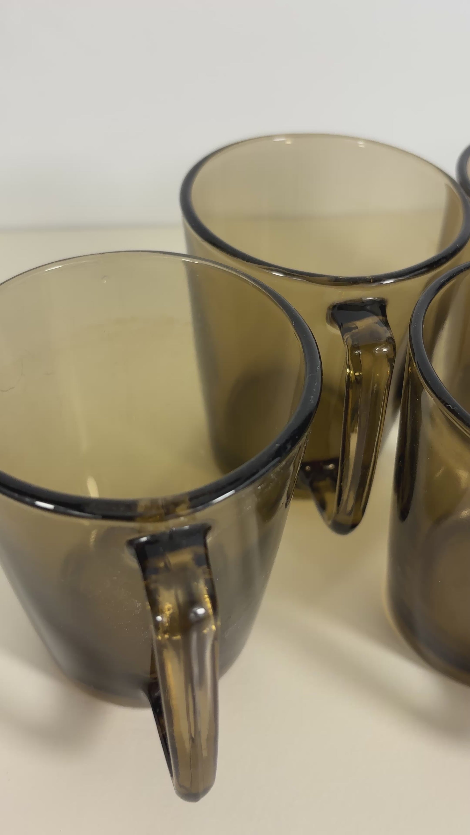 Pyrex Fireside Amber Coffee Mug Set